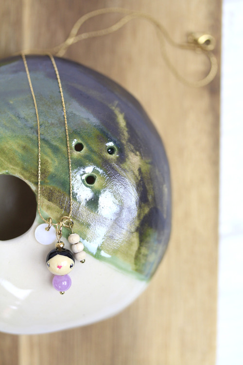 (image pour) Collier Meï Orchydée